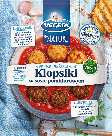 Fix Vegeta Natur Klopsiki w sosie pomidorowym