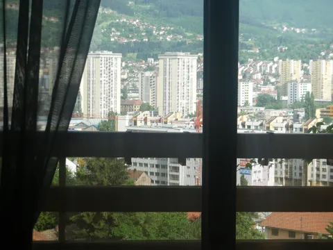 pogled na Trebević sa moga balkona