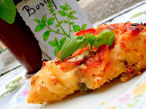 Rustika - beskvasna kukuruzna pizza
