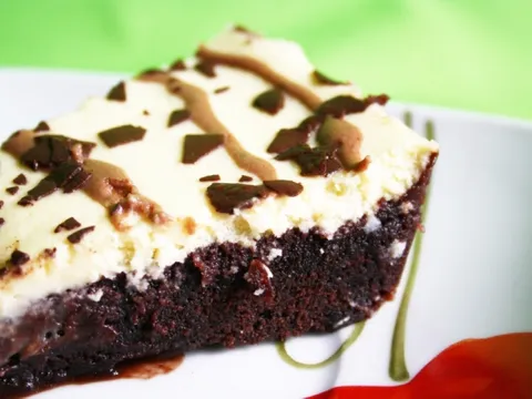 Microwave brownies cheesecake
