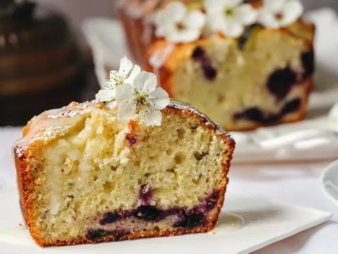 Lemon - Blueberry Zucchini Cake