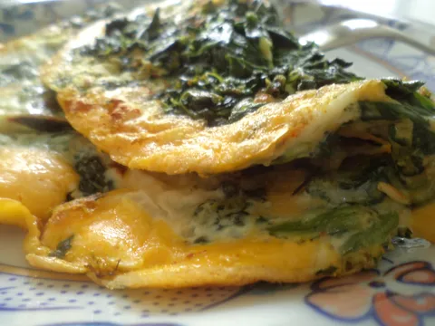 Špinat omlet - želi netko?