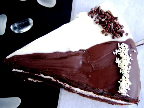 Crno-bijela choko torta
