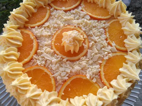 Uskrsna naranča-vanila torta