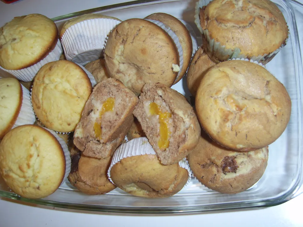 Muffini s polovicama marelice