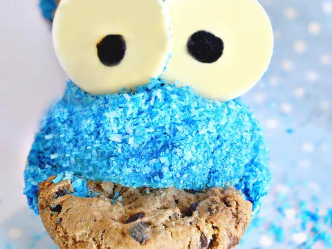 Cookie Monster Muffins