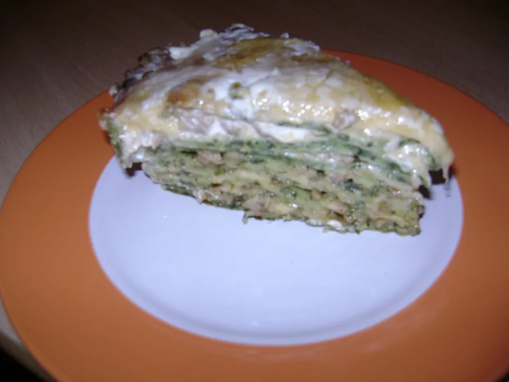 Zelena torta od palačinki