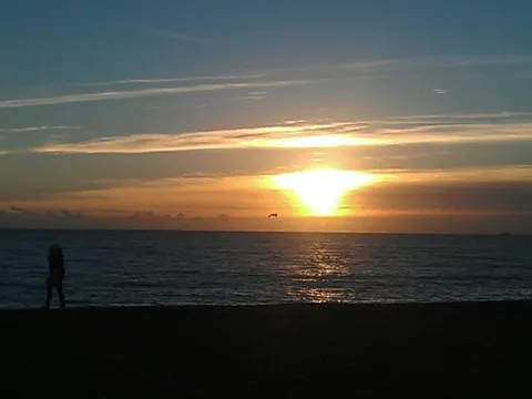 zalazak sunca na moru u Engleskoj :)