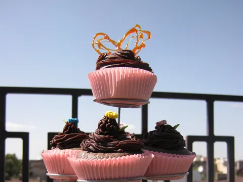 Devil's food cupcakes