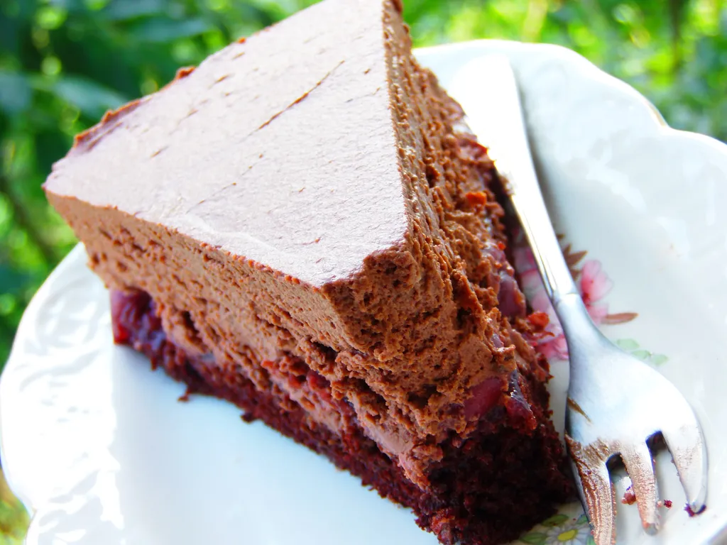 Cokoladna torta sa visnjama