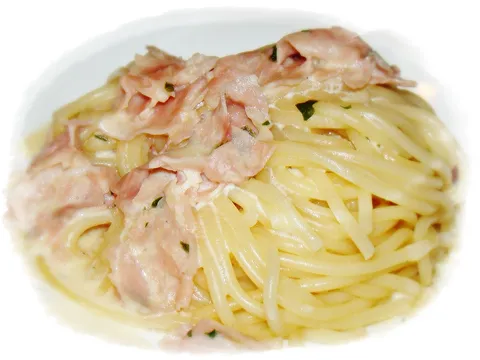 Spaghetti a&#8217;la carbonara bambinesca