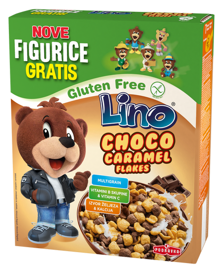 Lino Choco caramel flakes bez glutena
