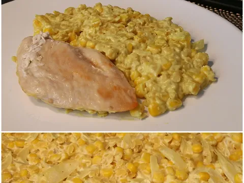 Piletina sa kukuruzom i socivom u kariju (curry)