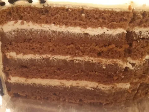 Presjek čokoladne torte