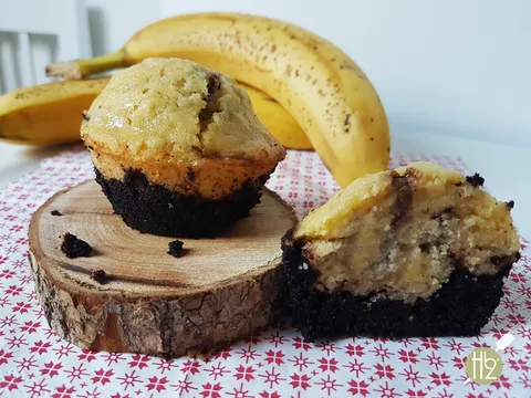 Čoko-banana muffini