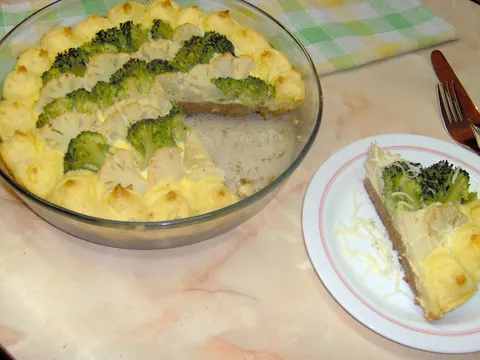 Tart od brokolija i karfiola