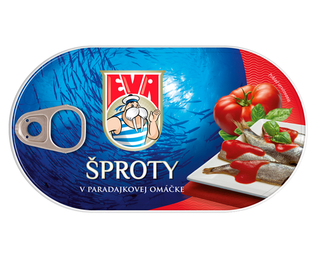 EVA Šproty v paradajkovej omáčke