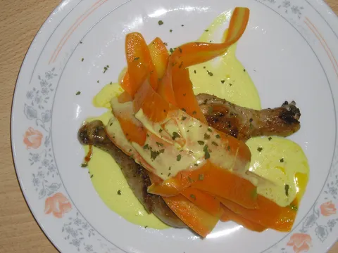Mediteranska piletina sa glaziranom mrkvom