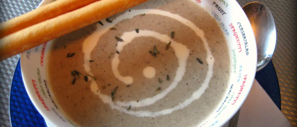 Supa krem gljive