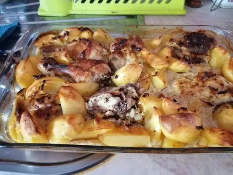 Pileci bataci s krumpirima