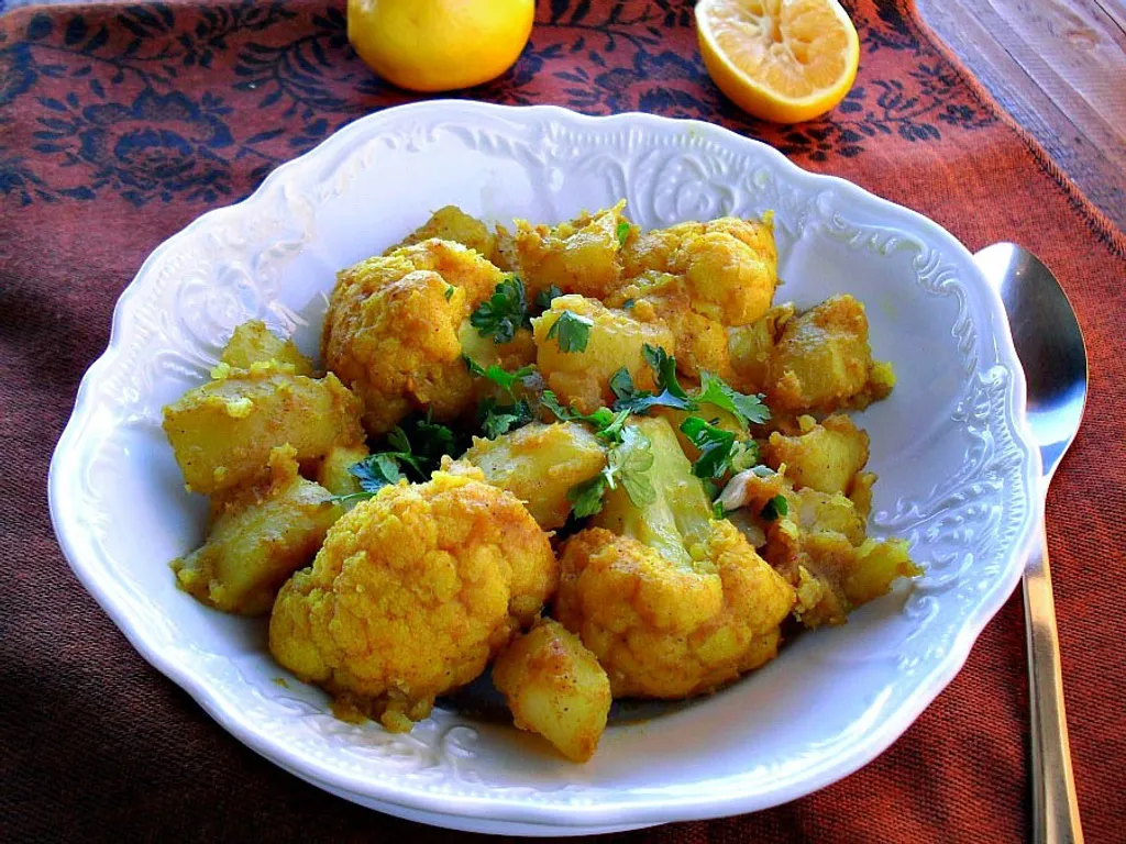 Aloo Gobi - krompir i karfiol na indijski način