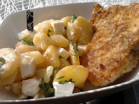 krompir salata sa fetom i rucolom