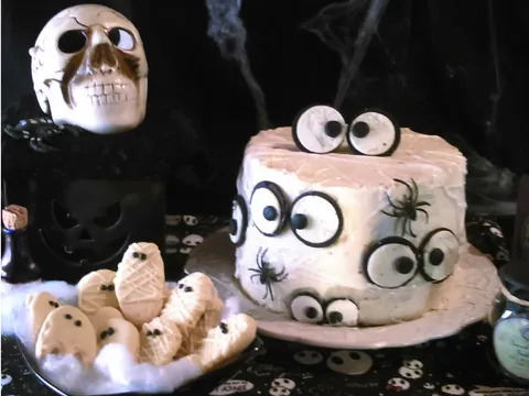 Halloween Oreo torta