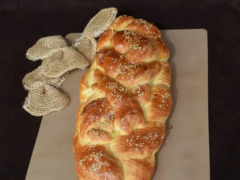 Challah kruh sa dvije pletenice, renchi65