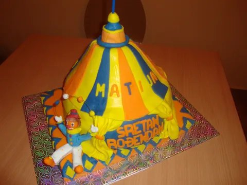 Cirkus djecja rođendanska torta