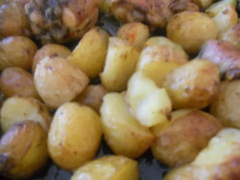 Pecene mlade krompirice