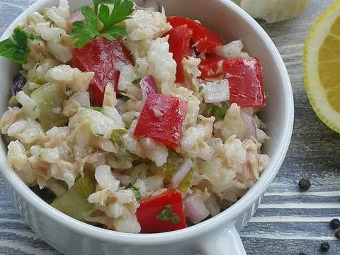 Posna salata od tunjevine i pirinča by suzyca
