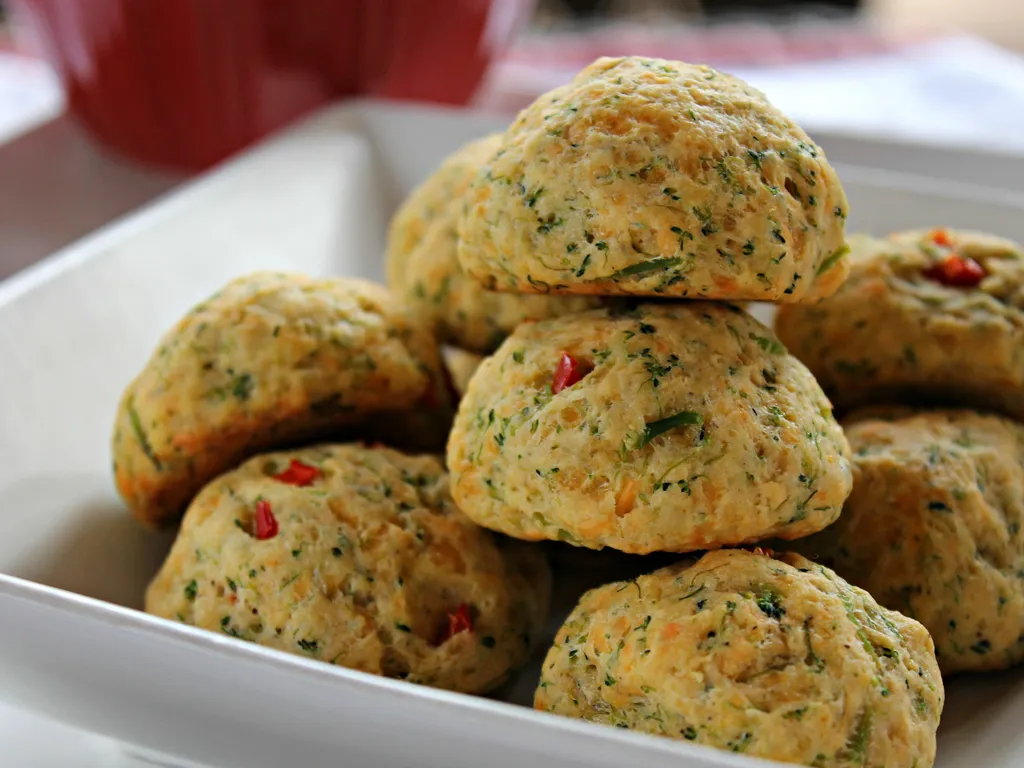 Cheddar broccoli biscuits...
