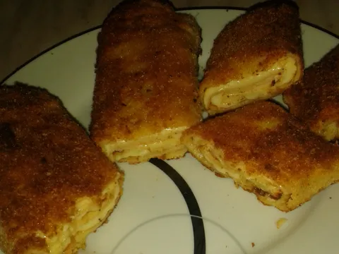 Pohane palačinke sa šunkom i sirom