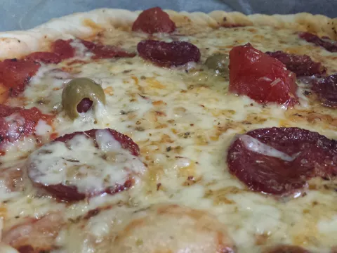 Pepperoni & feferoni pizza :)