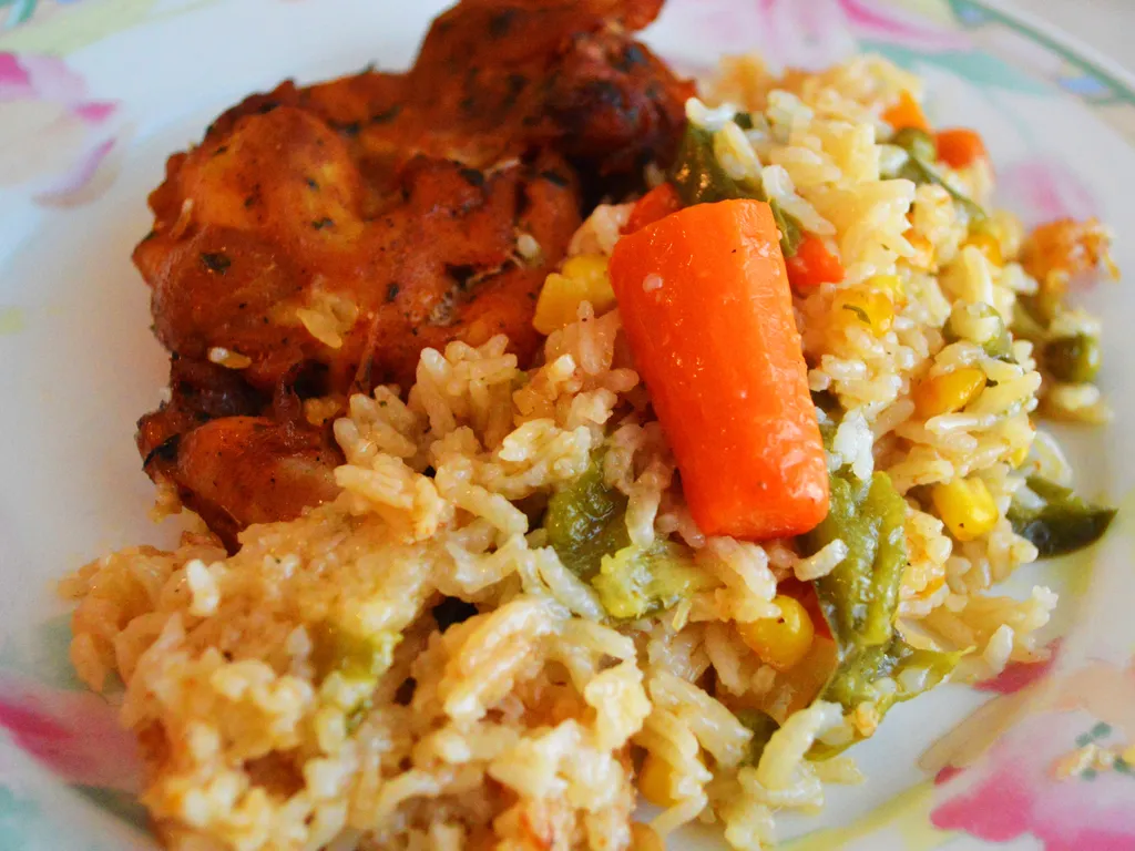 Piletina sa povrcem i rizom iz pecnice