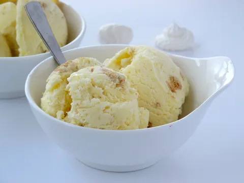 Sladoled od limuna i puslica (lemon pie ice cream)