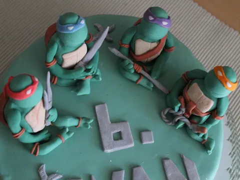 Ninja Turtle torta detalj
