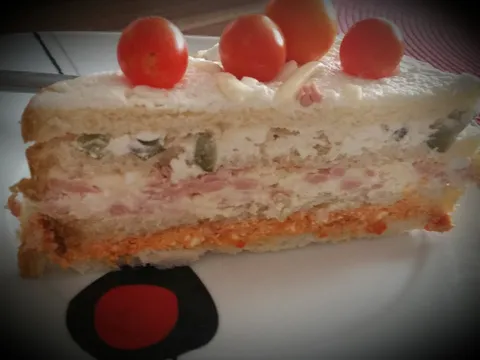 sendvič na kat (slana torta)