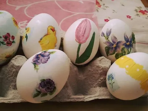 Decoupage jaja za Uskrs