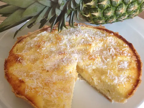 Coco-ananas tart by Immy
