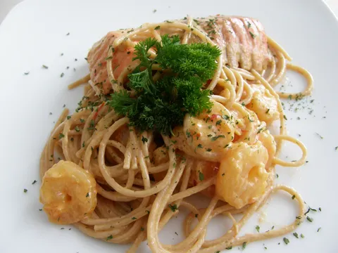 Spaghetti sa repovima jastoga