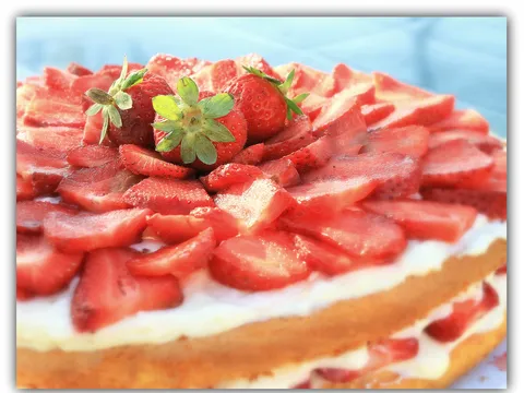 ~Strawberry Mascarpone Cream Cake ~