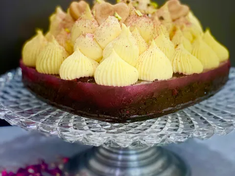 Vocna torta sa vanilija kremom