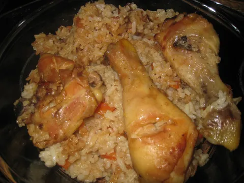 Zapečena riža sa piletinom