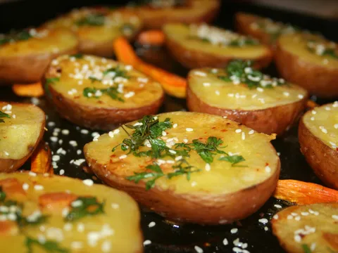 Police od krumpira + mrkvice