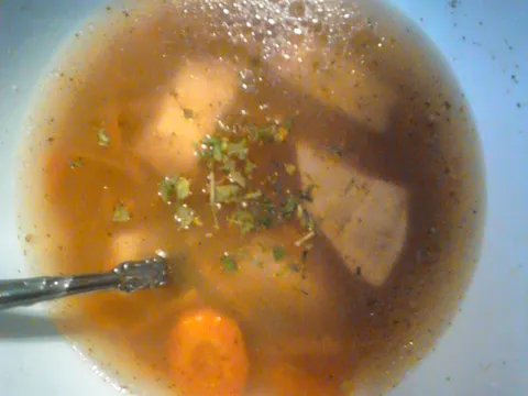 Pileća supa, najjednostavnija, korak po korak
