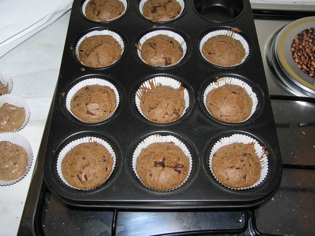 Muffini sa komadićima čokolade
