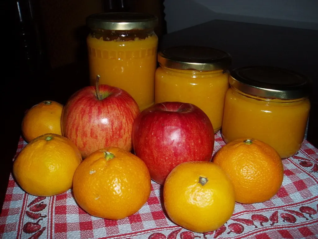 Darovi  jeseni- Džem od jabuka i mandarina....