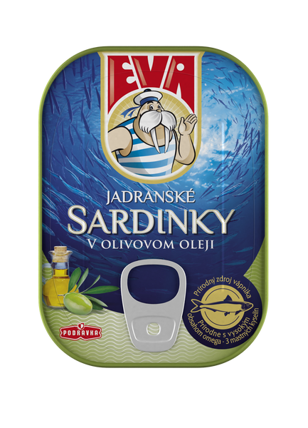 Eva Sardinky v olivovom oleji