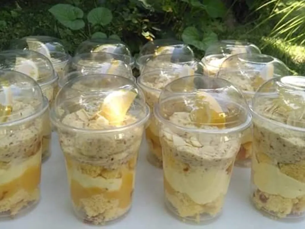 Limun-badem desert u čašama